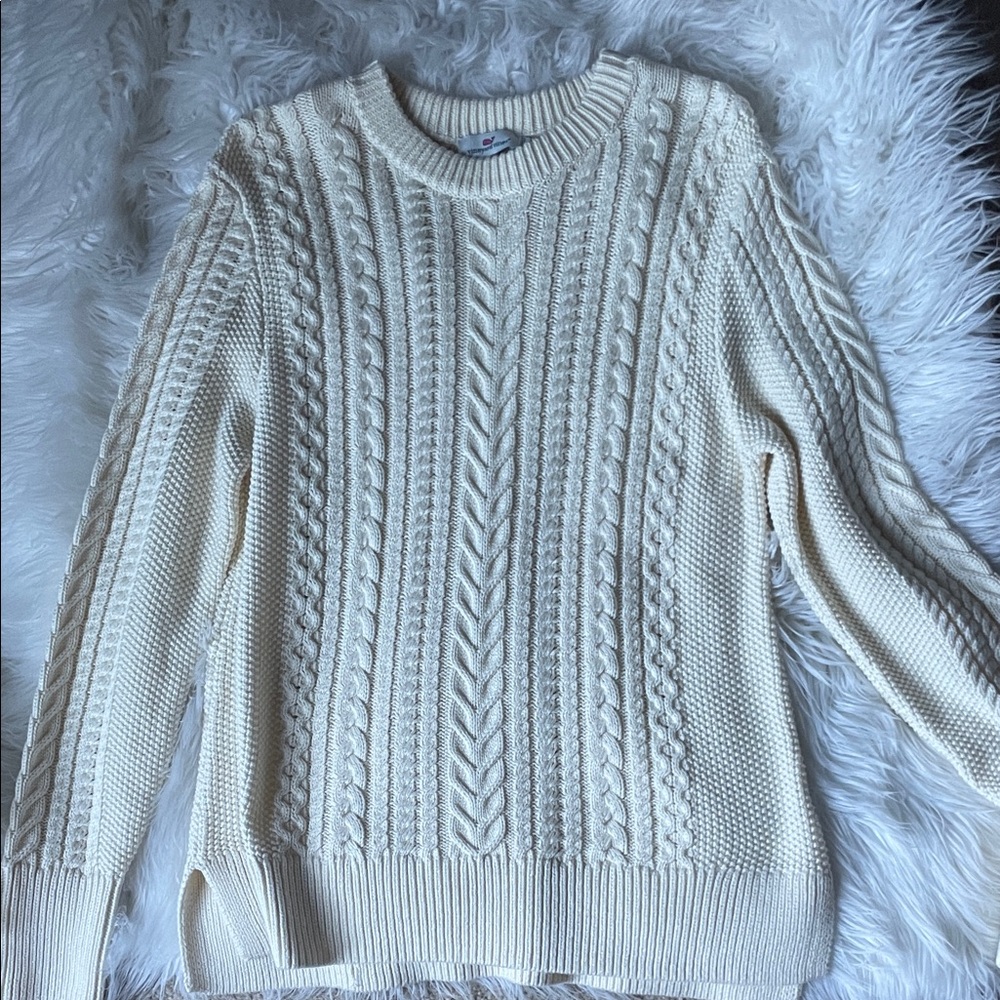 NWT Vineyard Vines textured fisherman Sweater